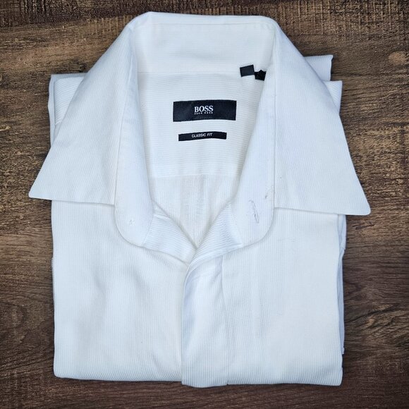 hugo boss classic fit dress shirt Amazon.com: HUGO by Hugo Boss Men's Dress Shirt Shirt, -Light Blue, 14.5R : Clothing, Shoes & Jewelry
